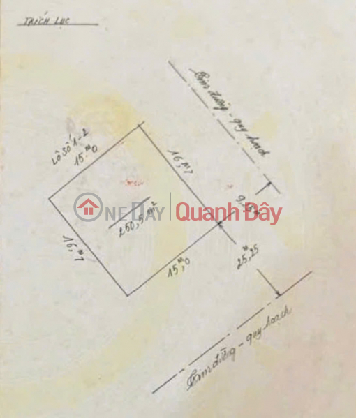 Land for sale on Bui Vien street - 15m frontage - opposite WaterFront - Price 77 million VND\\/m² | Vietnam, Sales | đ 19.25 Billion