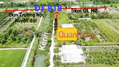 Land for sale to build a garden house, homestay, or factory - 1000m2 residential land - Ownership certificate available - Car access road - Good price _0