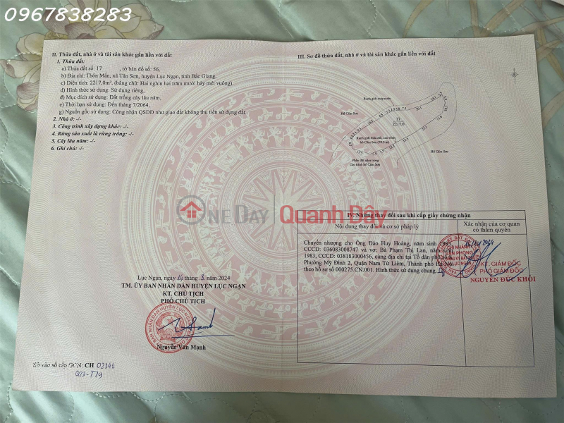 đ 17 tỷ ĐẢO VIP NHẤT - HỒ CẤM SƠN - BẮC GIANG