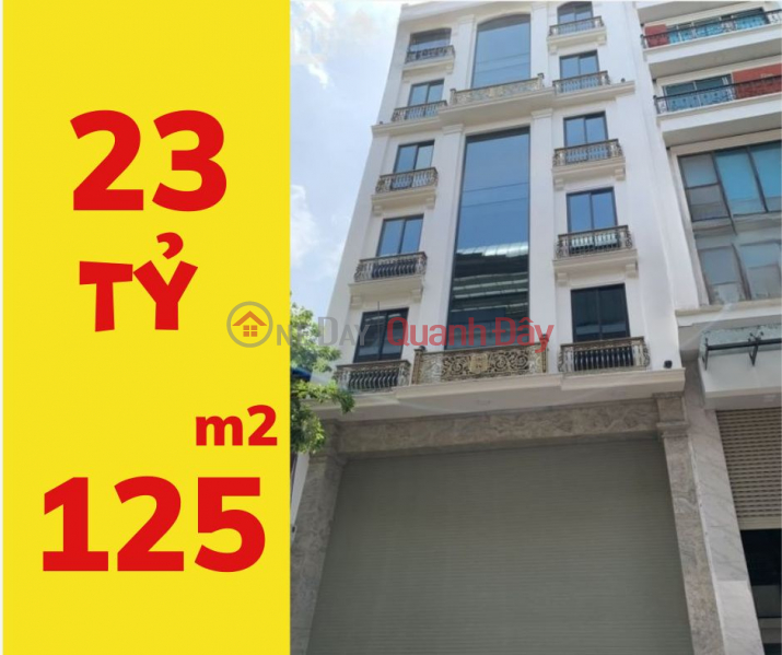 6-storey house, Ly Phuc Man, 125m2, 6m x 21m, Price 23 Billion, currently for rent with good business Sales Listings