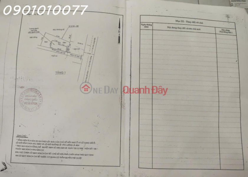 Bán lô đất siêu đẹp Xã Hiệp Phước, TP. Hồ Chí Minh, DT 300m2 full thổ cư, giá đầu tư Niêm yết bán