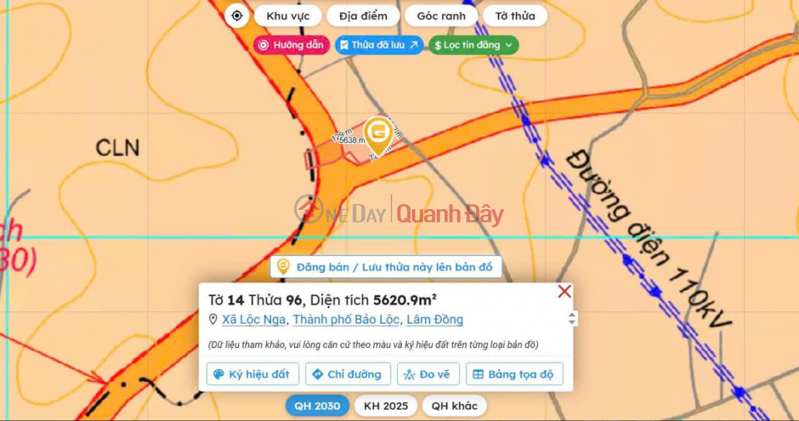 Property Search Vietnam | OneDay | Nhà ở | Niêm yết bán, VỊ TRÍ ĐẸP - ĐẦU TƯ LÀ SINH LỜI - Bán GẤP 2 Lô Đất Tiềm Năng Tại Lộc Nga, Bảo Lộc, Lâm Đồng