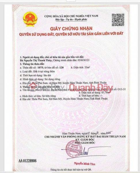  | Làm ơn chọn, Nhà ở | Niêm yết bán đ 1,6 tỷ