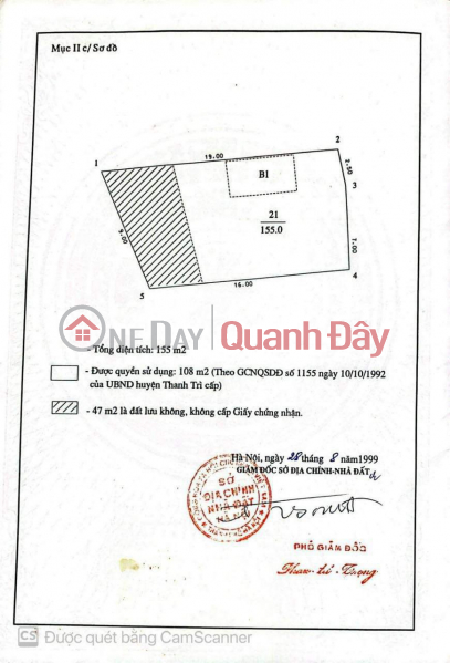 Property Search Vietnam | OneDay | Nhà ở Niêm yết bán | MẶT PHỐ VŨ TÔNG PHAN - VỈA HÈ - 155M2 - NHÀ C4 - MT 9M - KINH DOANH SẦM UẤT