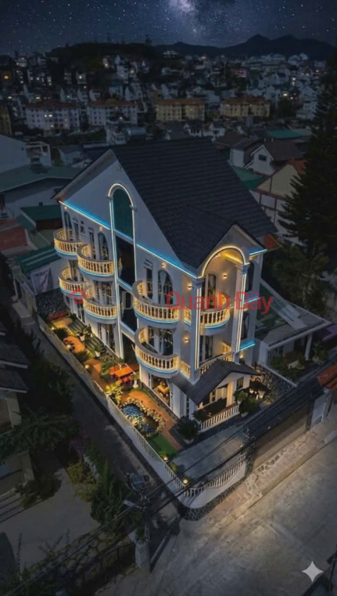 Villa for rent: 7 bedrooms, fully furnished with high-end furniture, parking space, price 60 million VND, located on Kim Dong Street, Da Lat. _0