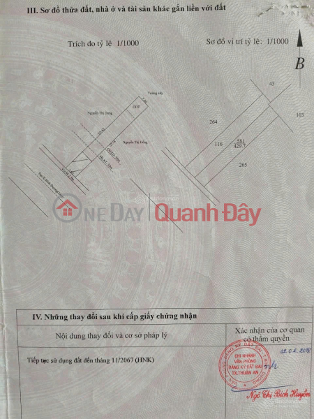 Land for sale, frontage on National Highway 13, Dat Thanh intersection up to 500 meters. Good price, Owner, Thuan An, Binh Duong Sales Listings