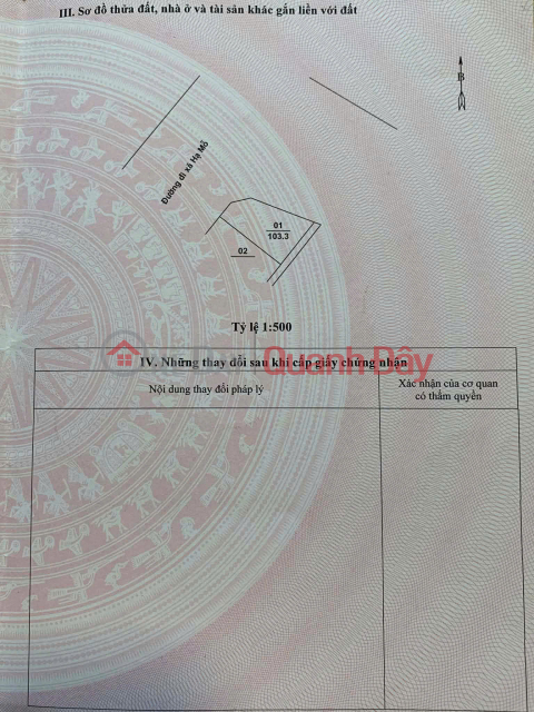 103M CORNER PLOT FACING DONG ONG CANAL - DAN PHUONG - HANOI. CLOSE TO THE WEST THANG LONG AXIS. _0