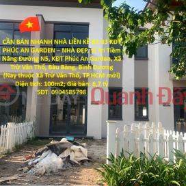 URGENT SALE: TOWNHOUSE B2-33 PHUC AN GARDEN URBAN AREA – BEAUTIFUL HOUSE, POTENTIAL LOCATION IN BAU BANG DISTRICT _0