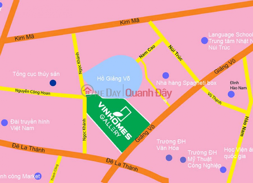 Property Search Vietnam | OneDay | Nhà ở Niêm yết bán Tọa lạc vị trí kim cương - Sống trọn đỉnh cao tại Vinhomes Giảng Võ