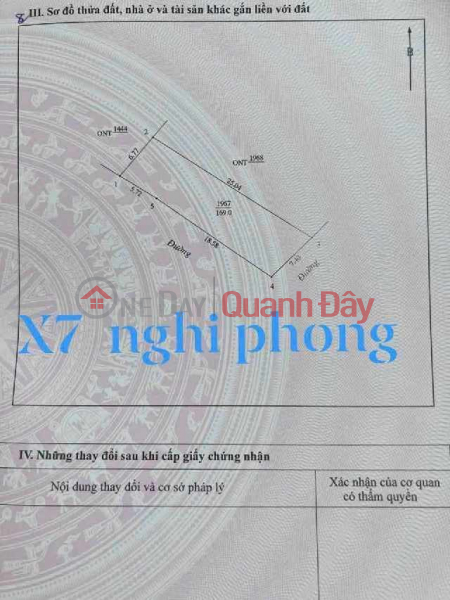 Property Search Vietnam | OneDay | , Sales Listings | Land for sale in Hamlet 7, Nghi Phong