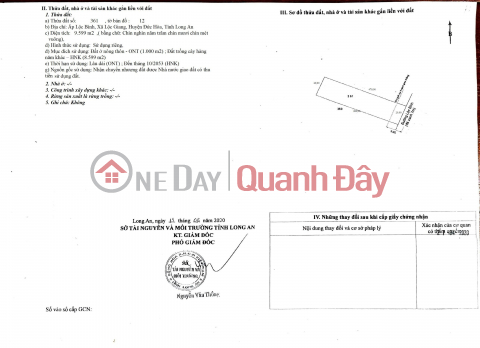 Bán đất mặt tiền đường Lộc Bình, xã Lộc Giang, huyện Đức Hòa, tỉnh Long An _0