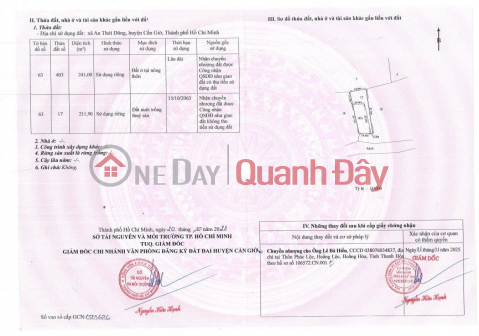 SỞ HỮU NGAY LÔ ĐẤT Tại Xã AN THỚI ĐÔNG, Huyện CẦN GIỜ, TP.HỒ CHÍ MINH _0