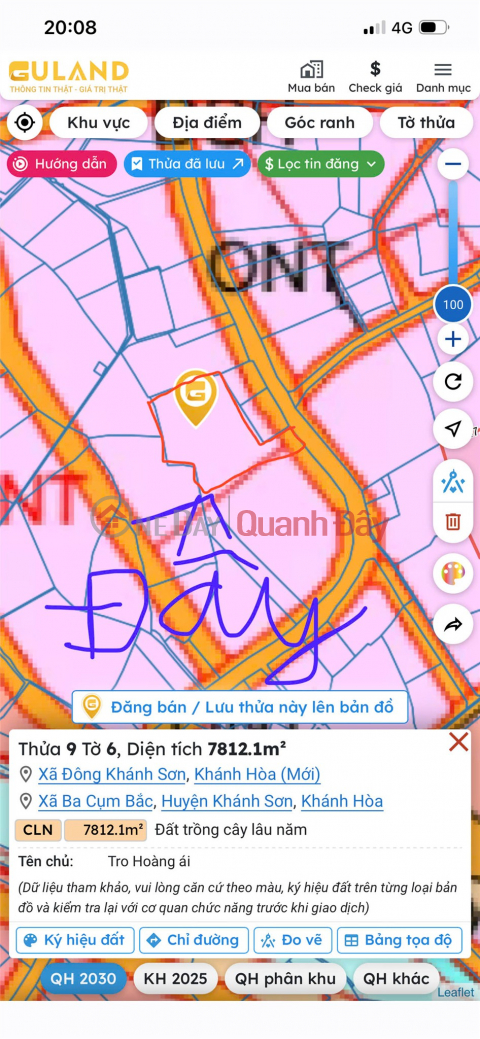 ĐẤT ĐẸP - GIÁ TỐT - Bán GẤP Lô Đất Tiềm Năng Tại Xã Ba Cụm Bắc, Khánh Sơn, Khánh Hòa _0