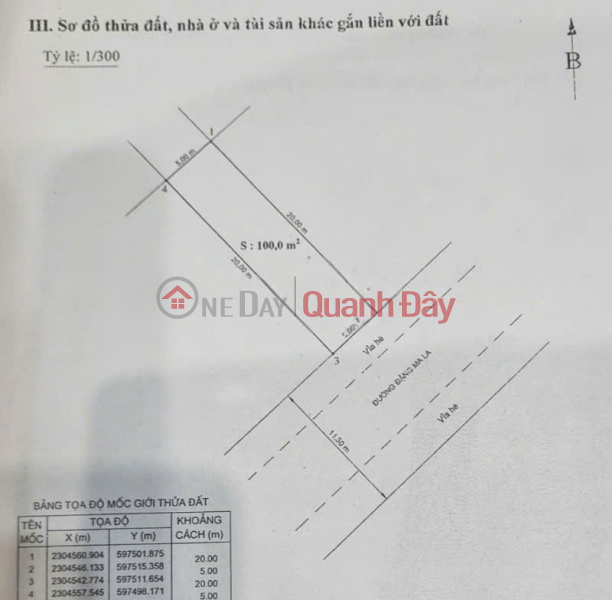 Đất mặt đường Đặng Ma La - Quán Nam - 100m - Ngang 5m - cực hiếm, Việt Nam, Bán, đ 8,2 tỷ