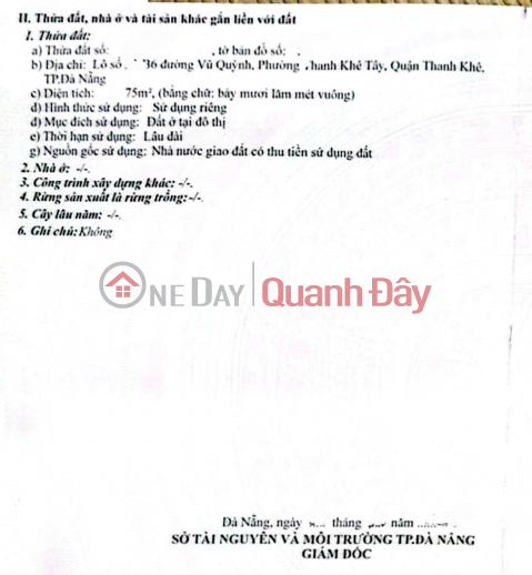 BÁN LÔ ĐẤT VŨ QUỲNH – SÁT BIỂN - CÓ SẴN MÓNG 3 TẦNG _0