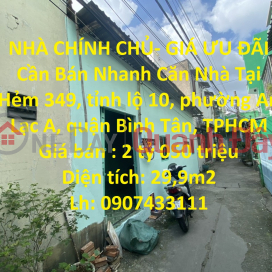 GENERAL HOUSE- OFFER PRICE Quick Sale House In Binh Tan District, HCMC _0