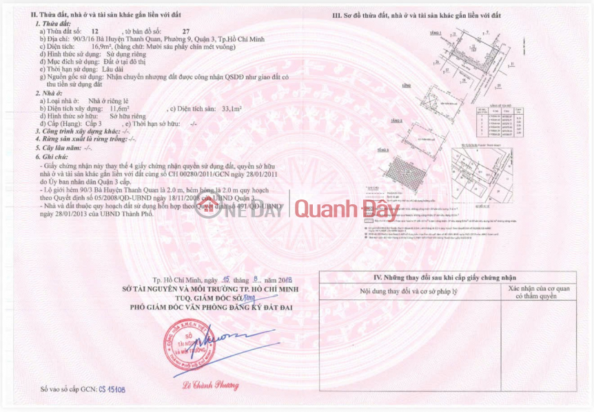Property Search Vietnam | OneDay | Residential Sales Listings | PROFITABLE INVESTMENT – 4-STORY HOUSE FOR SALE IN THE CENTER OF DISTRICT 3, BA HUYEN THANH QUAN STREET, HO CHI MINH CITY