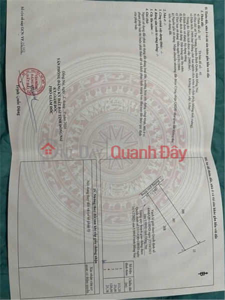 PRIME LAND – GOOD PRICE – OWNER SELLING LAND in Tuc Trung Commune, Dinh Quan District, Dong Nai Province Sales Listings