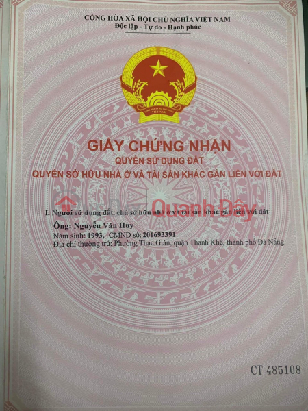 ĐẤT ĐẸP - GIÁ TỐT - CHÍNH CHỦ Cần Bán Lô Đất Tại Q. Liên Chiểu, Đà Nẵng | Việt Nam Bán đ 1,2 tỷ