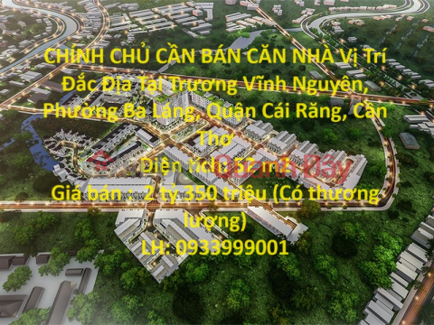 OWNER NEEDS TO SELL A HOUSE Prime Location In Cai Rang District, Can Tho _0