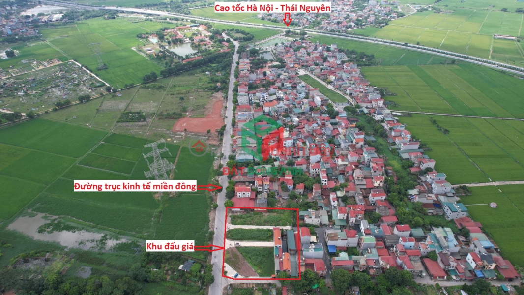 Land sale at auction at Dinh Trang Duc Tu Dong Anh - Eastern economic axis Sales Listings