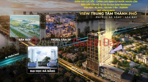 GIẢM GIÁ CỰC SỐC - CHÍNH CHỦ ĐỊNH CƯ NƯỚC NGOÀI CẦN BÁN GẤP CĂN HỘ Tại Dự Án Sun Solar Residence _0