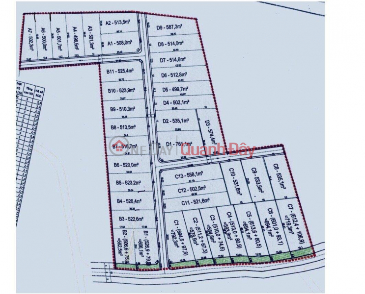 BEAUTIFUL LAND - GOOD PRICE - Owner Needs to Sell 3 Adjacent Land Lots in Vinh Cuu, Dong Nai Sales Listings