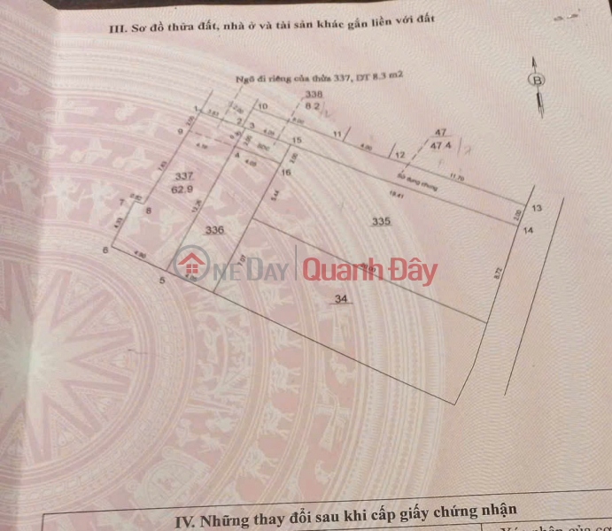 Property Search Vietnam | OneDay | Residential | Sales Listings, Land for sale in Dao Xuyen - Bat Trang, 63m², only 53 million VND\\/m², contact 0985865658