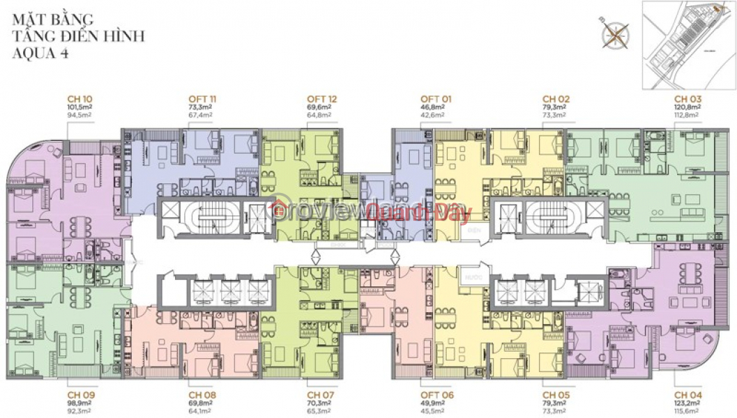 High-class 3 bedroom apartment on low floor in Vinhomes Golden River for rent