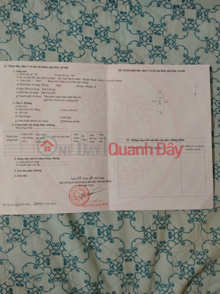 ĐẤT ĐẸP- GIÁ TỐT CHÍNH CHỦ BÁN NHANH LÔ ĐẤT TIỀM NĂNG mặt đường Nguyễn Lương Bằng t.trấn Thanh Miện Niêm yết bán