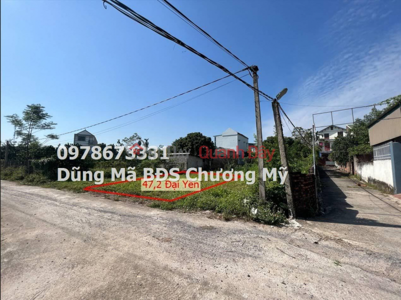 Property Search Vietnam | OneDay | Nhà ở Niêm yết bán | GÍA CHỈ 1TY450 SỞ HỮU LÔ ĐẤT 47,7M TẠI ĐẠI YÊN-CHƯƠNG MỸ