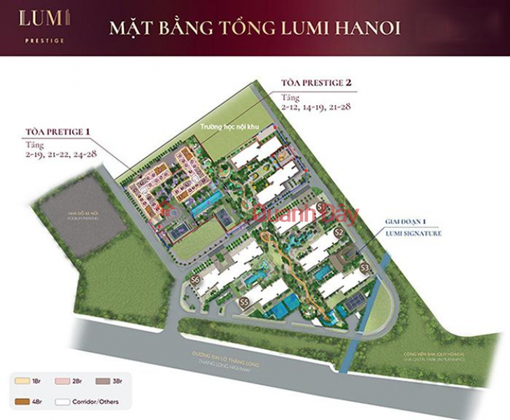 DEAL NGON LUMI HANOI HÔM NAY: Căn 3PN 115m2 tòa P2 giá tốt Niêm yết bán