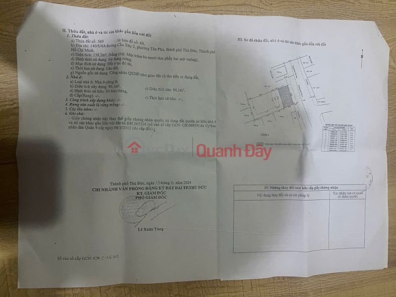 Property Search Vietnam | OneDay | Nhà ở, Niêm yết bán | Nhà mặt tiền Cầu Xây 2 đường đẹp lộ giới 12m trung tâm Thủ Đức, TPHCM