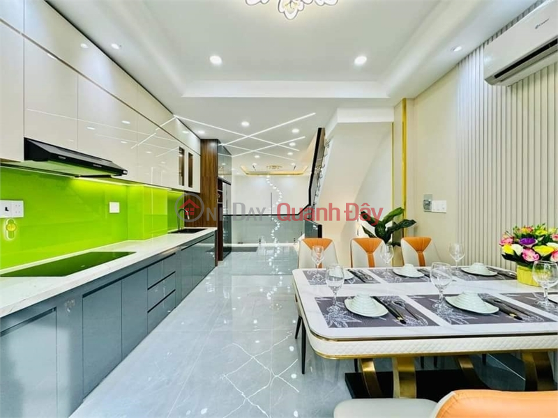 New 5-storey house with full furniture, 5m alley, Bui Quang La, Ward 12, Go Vap, 7.26 billion, Vietnam Sales, đ 7.26 Billion