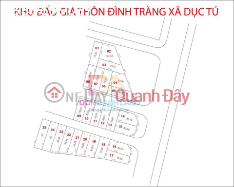 Selling 70m2 of land at auction in Dinh Trang, Duc Tu, Dong Anh, price 5.X billion _0