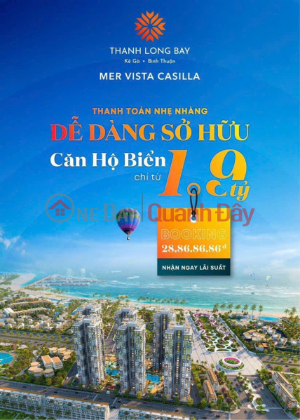 Căn hộ đô thị biển view biển siêu đẹp | Việt Nam | Bán, đ 2,0 tỷ