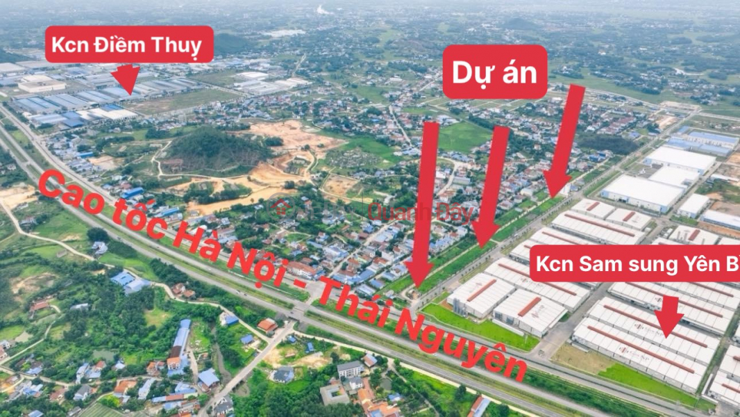 đ 31 Million, 2 BILLION TO IMMEDIATELY OWN 2-FRONT SHOPHOSE LAND NEAR SAMSUNG INDUSTRIAL PARK