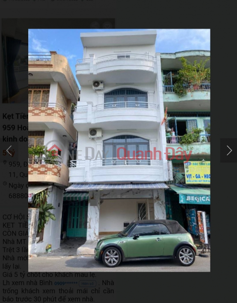 4-story business house on Hoang Sa street, District 3 - 18 million\/month _0