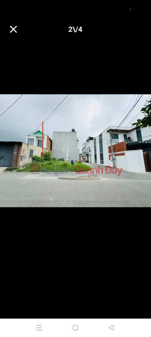 Beautiful land, separate residential land title, 7m wide asphalt road, near gas station 75, price only 2 billion 550 _0