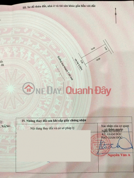 Owner sells super VIP lot - Trinh Loi Street, 7.5m road (Nam Viet A) - Park view, Vietnam | Sales đ 7.8 Billion