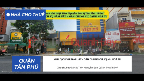 House for rent on Nguyen Son Street, Tan Phu District, 165m² - near apartment buildings and intersection. _0