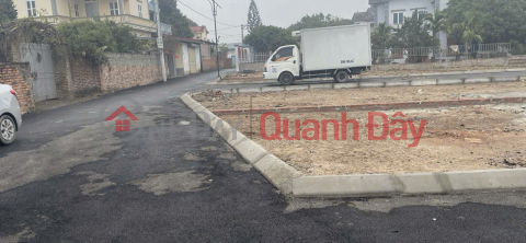 Land for sale in Phu Cuong, Minh Phu, Soc Son, Hanoi. Corner plot, wide paved road, cars can pass each other. _0