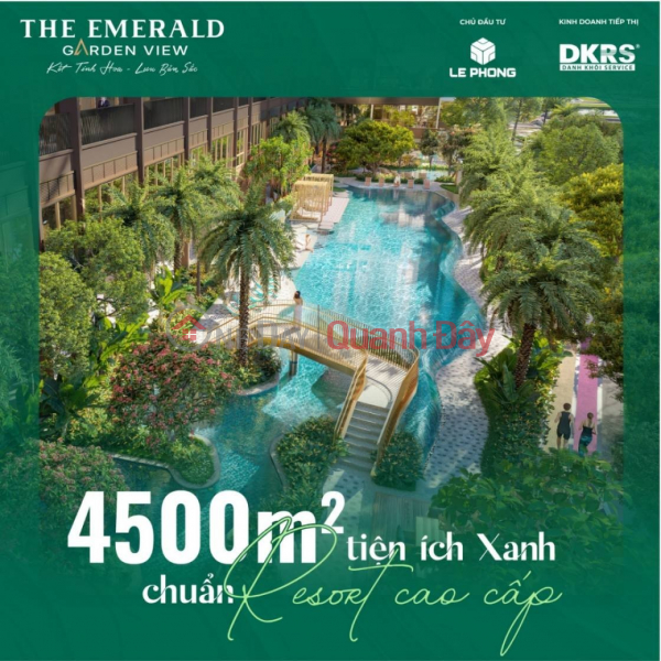 Đầu tư hôm nay, tăng giá trị trong tương lai ở vị trí The Emerald Garden View Thuận An chỉ có 35tr/m2 Việt Nam | Bán đ 35 triệu