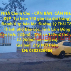 Owner's House - FOR SALE BEAUTIFUL HOUSE At Alley 740 Ly Thai To Street, Ward 2, Bao Loc City, Lam Dong Province _0