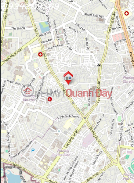 đ 12 Billion | EXTREMELY VIP BUSINESS FRONTAGE - CORNER LOT - NEAR TRAN VAN QUANG MARKET - BOTH FOR RENT AND SERVICE EXPLOITATION.