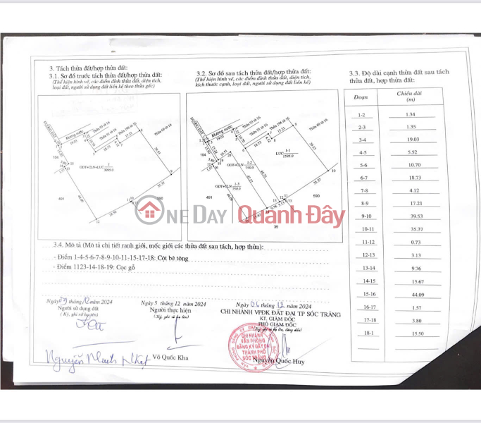 Selling 03 Adjacent Land Lots Total Area 3095m2 Frontage of Nhan Luc Canal, Near Soc Trang General Hospital Sales Listings