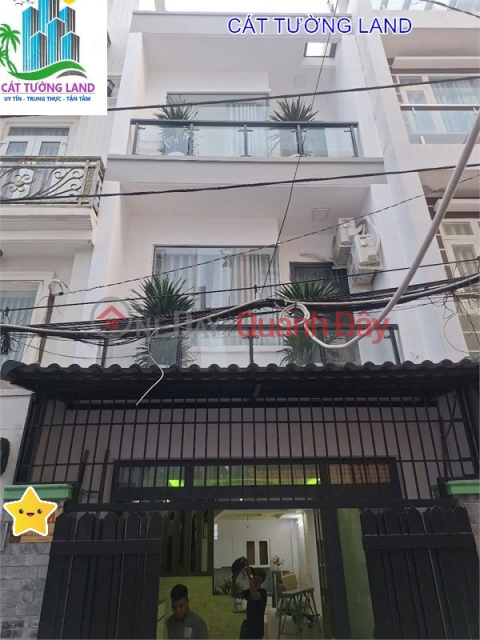 Private house for sale 4x13m, 3 floors. Phan Huy Ich street, right next to Tay Son Primary School _0