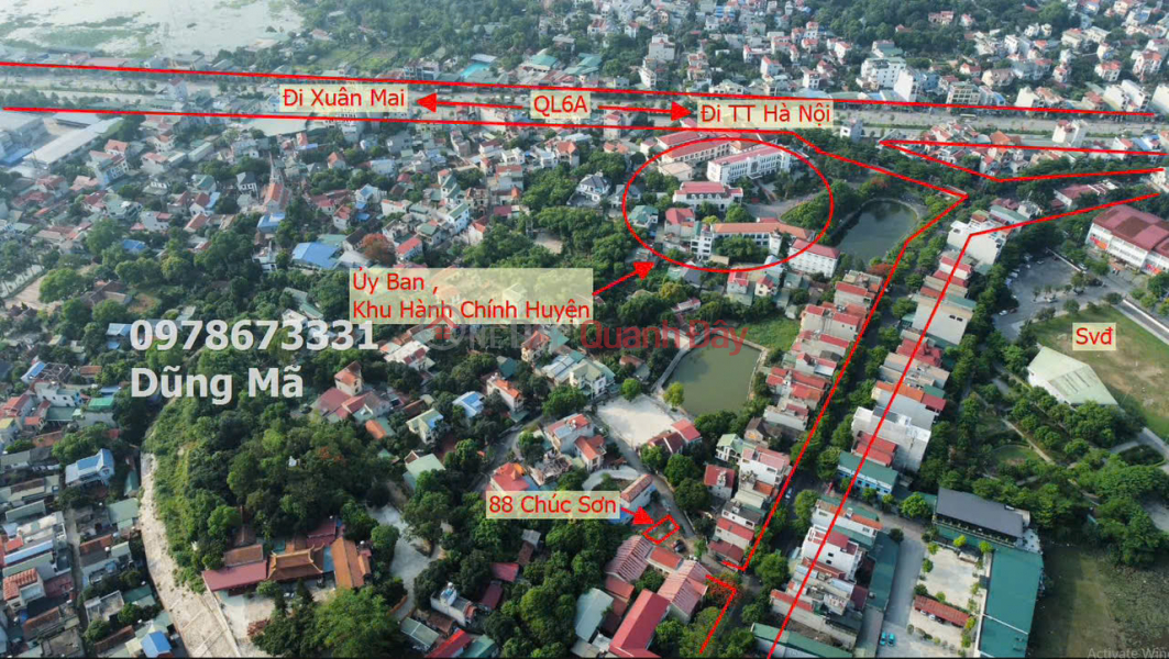 LOT FOR SALE IN THE CENTER OF CHUC SON CENTER - CHUONG MY Sales Listings