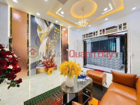 House for sale on Phan Huy Ich, modern design, 2 bedrooms, near Emart, over 3 billion _0