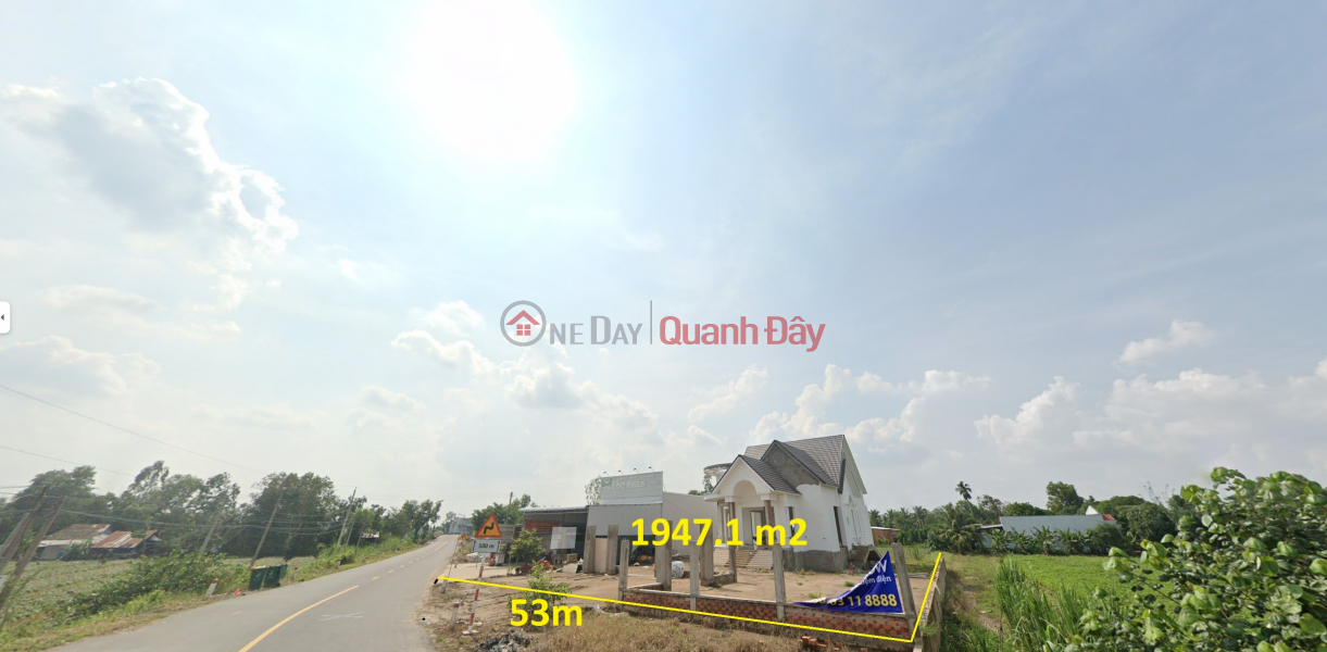 Auction of house on Provincial Road 908, Tan My Hamlet, Tan Thanh Commune, Binh Tan District, Vinh Long, 1947m2, Frontage 53m, mTG | Vietnam Sales, đ 12.5 Billion